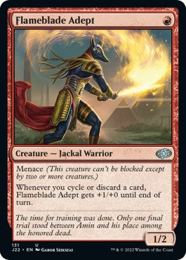 Flameblade Adept [Jumpstart 2022] | Gate City Games LLC