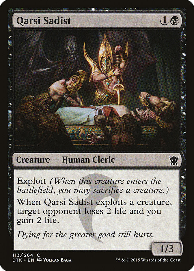 Qarsi Sadist [Dragons of Tarkir] | Gate City Games LLC