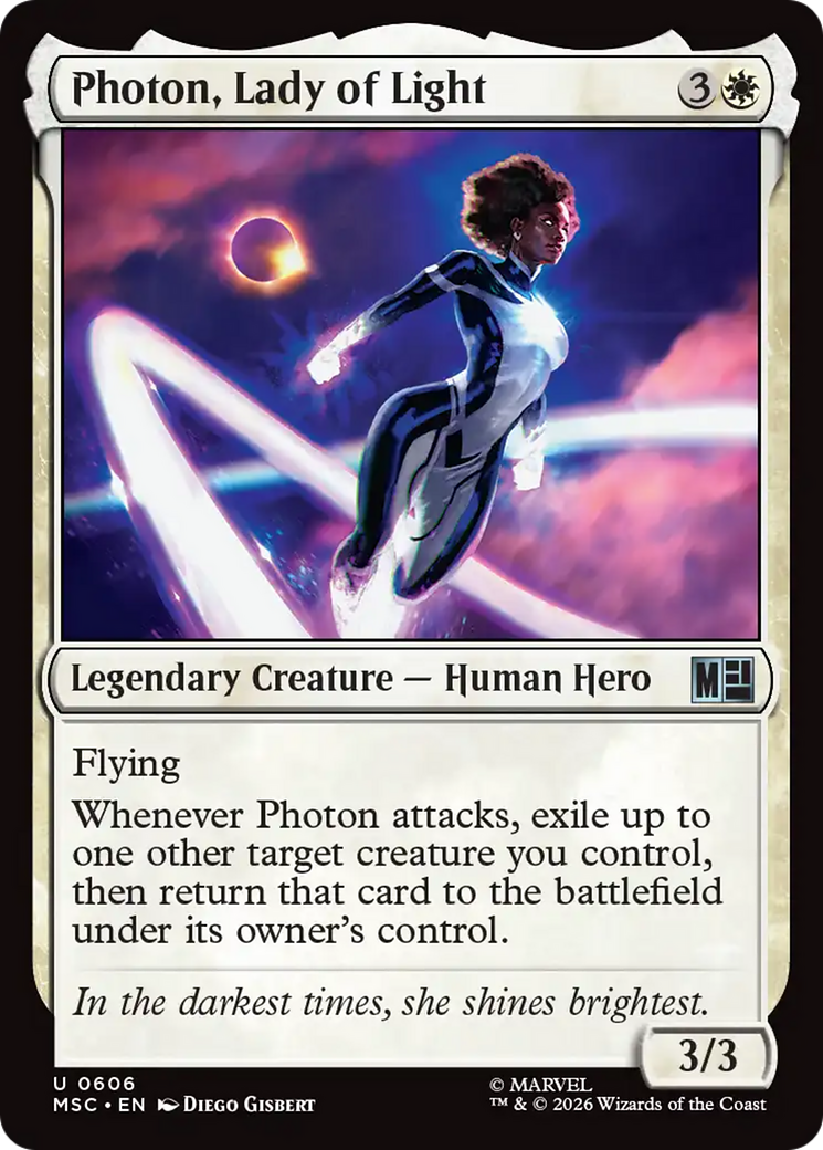 Photon, Lady of Light [Marvel Super Heroes Commander] | Gate City Games LLC