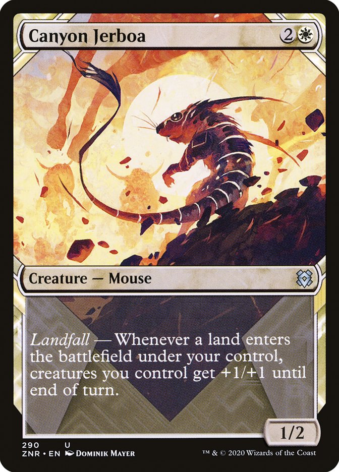 Canyon Jerboa (Showcase) [Zendikar Rising] | Gate City Games LLC