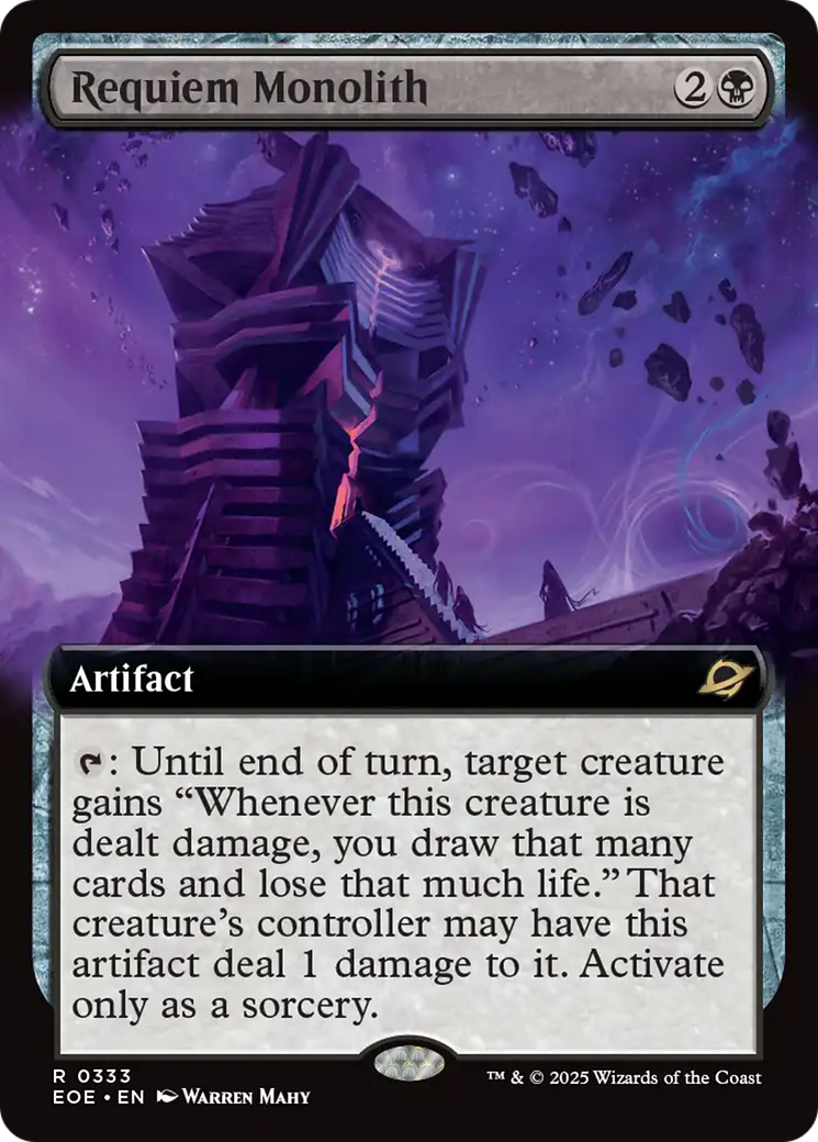 Requiem Monolith (Extended Art) [Edge of Eternities] | Gate City Games LLC