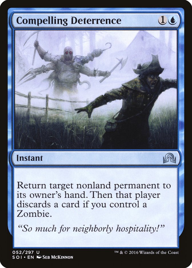 Compelling Deterrence [Shadows over Innistrad] | Gate City Games LLC