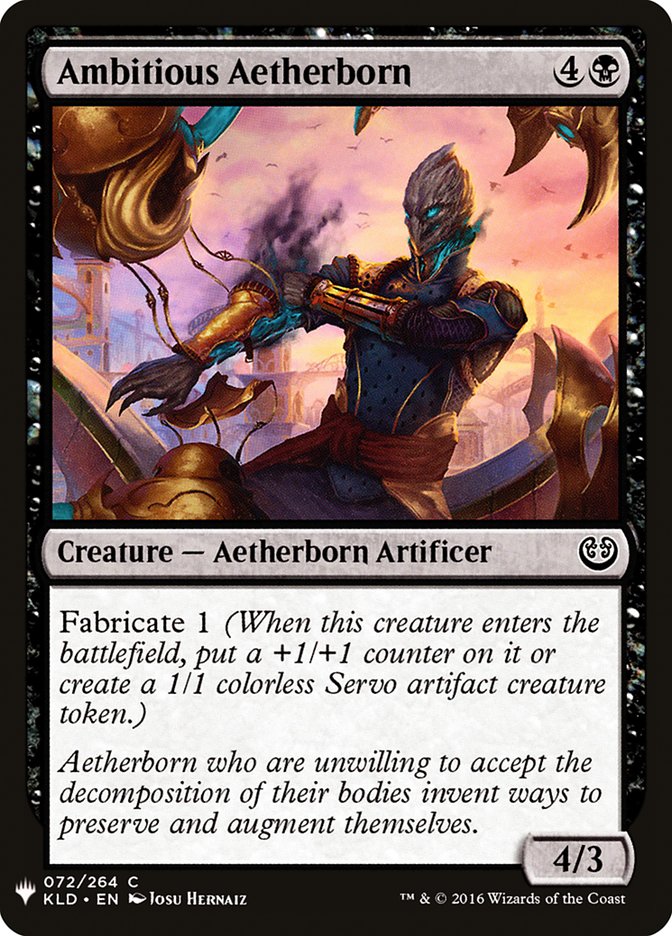 Ambitious Aetherborn [Mystery Booster] | Gate City Games LLC