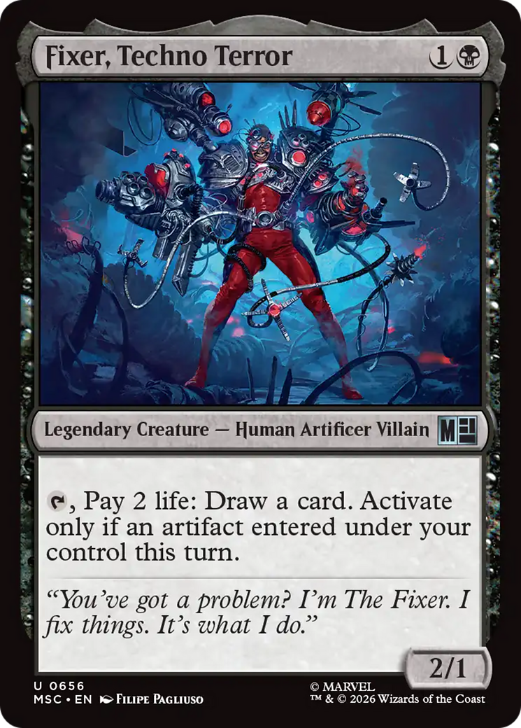 Fixer, Techno Terror [Marvel Super Heroes Commander] | Gate City Games LLC