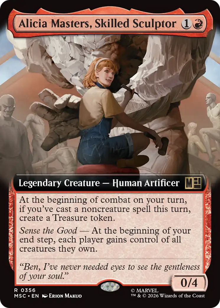 Alicia Masters, Skilled Sculptor (Extended Art) [Marvel Super Heroes Commander] | Gate City Games LLC