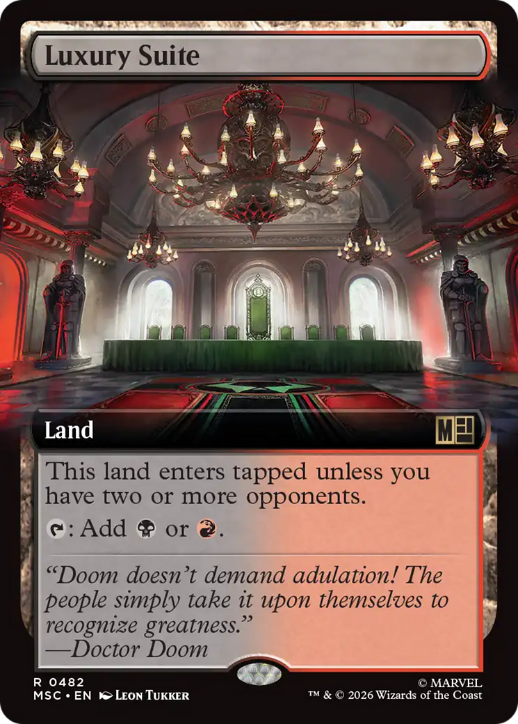 Luxury Suite (Extended Art) [Marvel Super Heroes Commander] | Gate City Games LLC