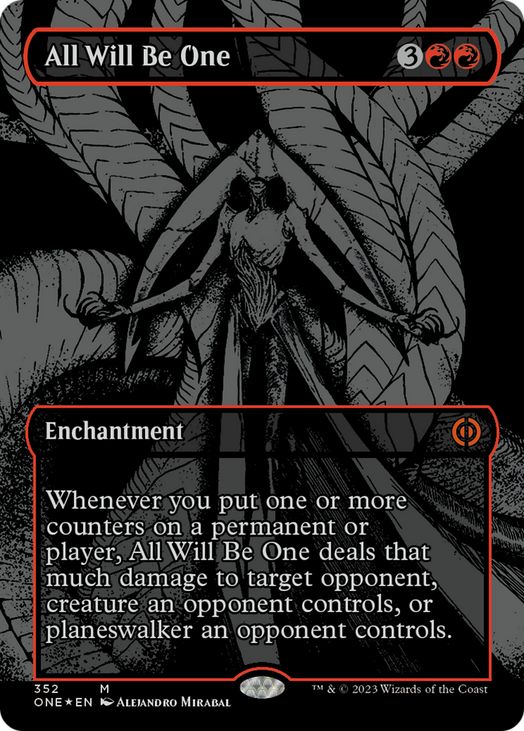 All Will Be One (Oil Slick Raised Foil) [Phyrexia: All Will Be One] | Gate City Games LLC