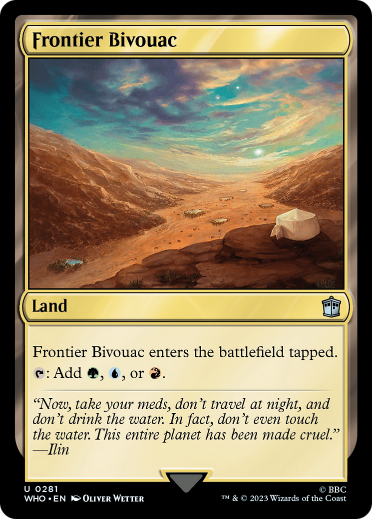 Frontier Bivouac [Doctor Who] | Gate City Games LLC