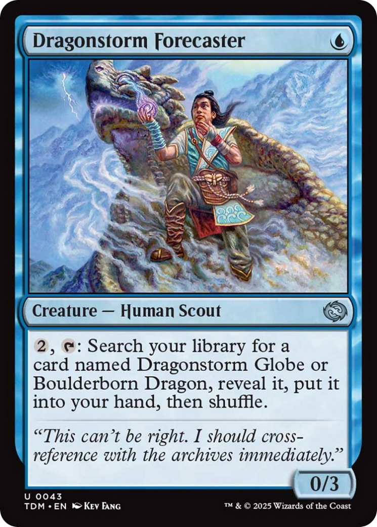 Dragonstorm Forecaster [Tarkir: Dragonstorm] | Gate City Games LLC