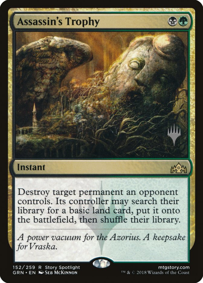 Assassin's Trophy (Promo Pack) [Guilds of Ravnica Promos] | Gate City Games LLC