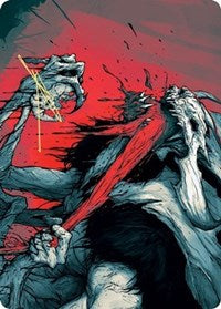 Vorinclex, Monstrous Raider 2 Art Card (Gold-Stamped Signature) [Kaldheim Art Series] | Gate City Games LLC