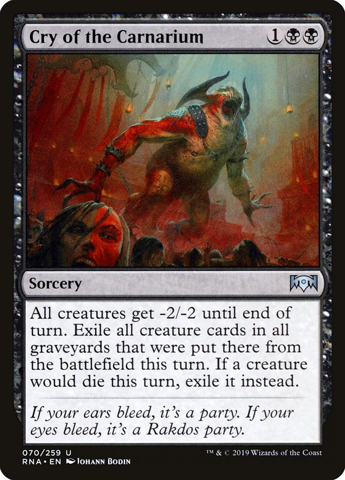 Cry of the Carnarium [Ravnica Allegiance] | Gate City Games LLC