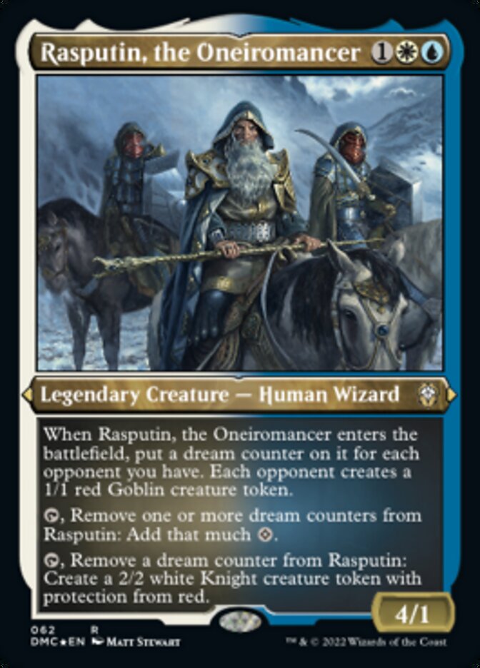 Rasputin, the Oneiromancer (Foil Etched) [Dominaria United Commander] | Gate City Games LLC