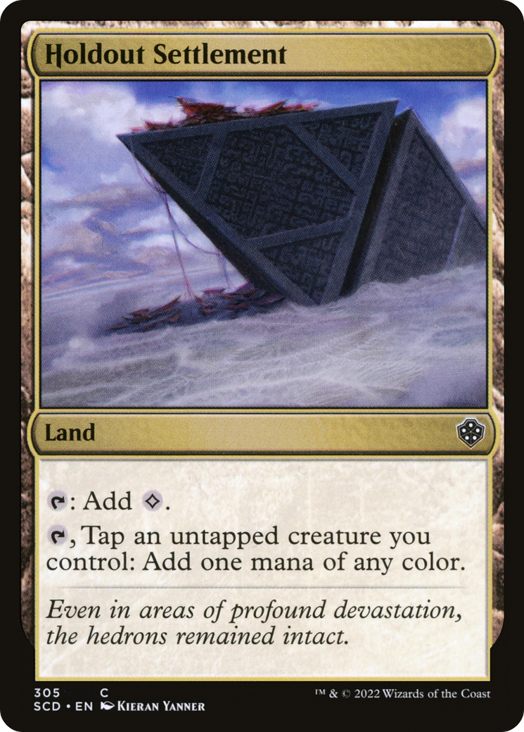 Holdout Settlement [Starter Commander Decks] | Gate City Games LLC