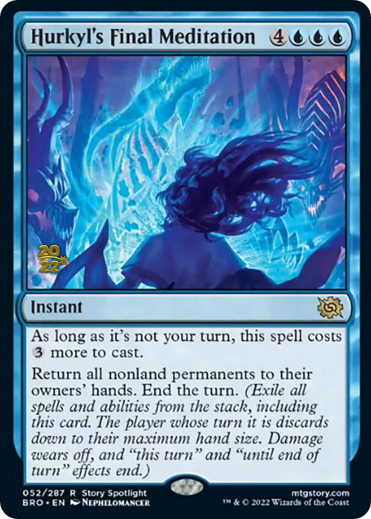 Hurkyl's Final Meditation [The Brothers' War Prerelease Promos] | Gate City Games LLC
