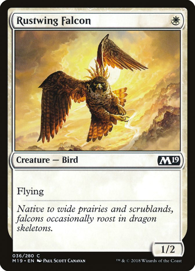 Rustwing Falcon [Core Set 2019] | Gate City Games LLC