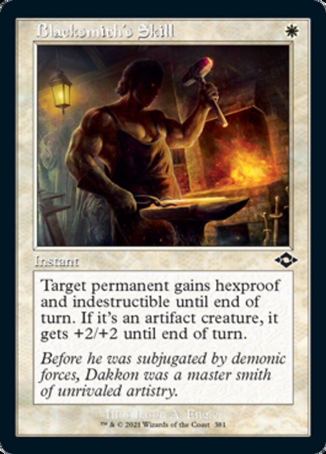 Blacksmith's Skill (Retro Foil Etched) [Modern Horizons 2] | Gate City Games LLC