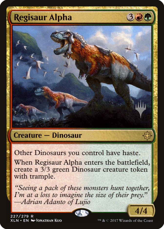 Regisaur Alpha (Promo Pack) [Ixalan Promos] | Gate City Games LLC
