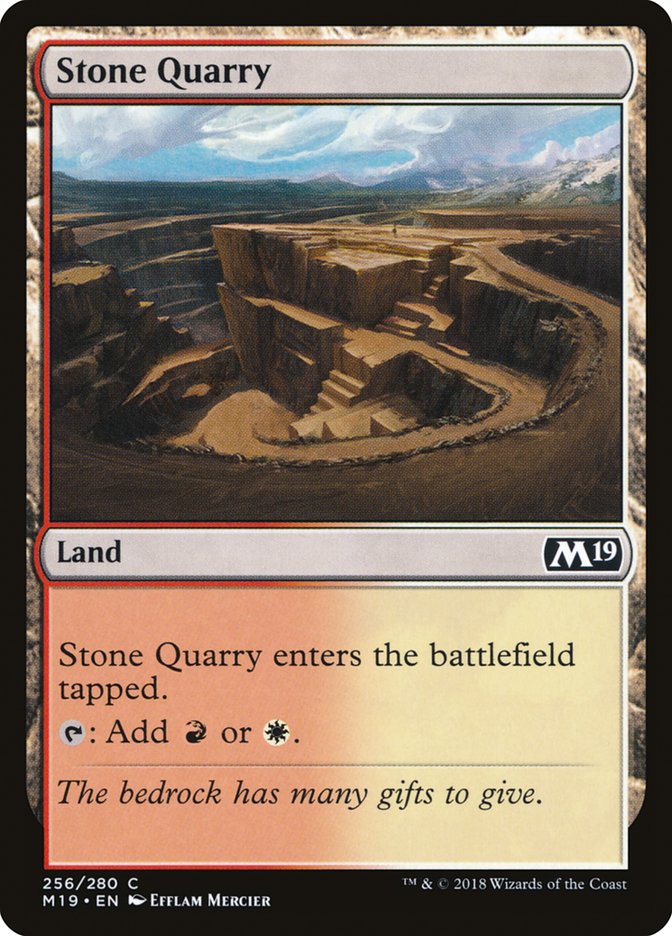 Stone Quarry [Core Set 2019] | Gate City Games LLC