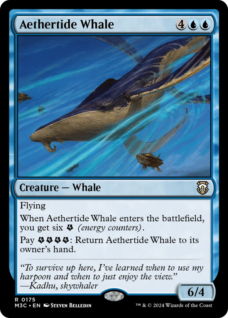 Aethertide Whale [Modern Horizons 3 Commander] | Gate City Games LLC