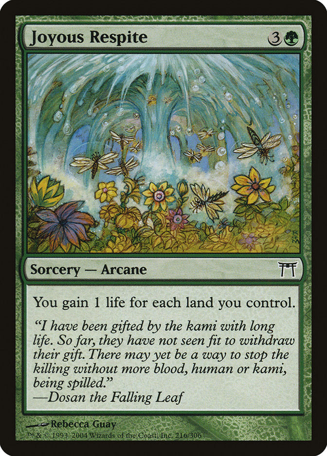 Joyous Respite [Champions of Kamigawa] | Gate City Games LLC