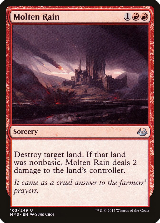 Molten Rain [Modern Masters 2017] | Gate City Games LLC