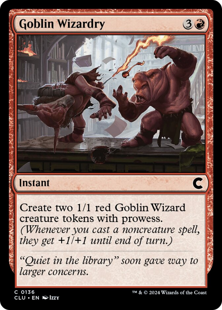 Goblin Wizardry [Ravnica: Clue Edition] | Gate City Games LLC