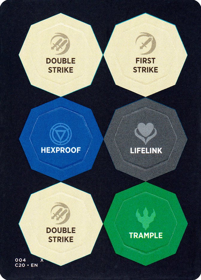 Ability Punchcard (004) [Commander 2020 Tokens] | Gate City Games LLC