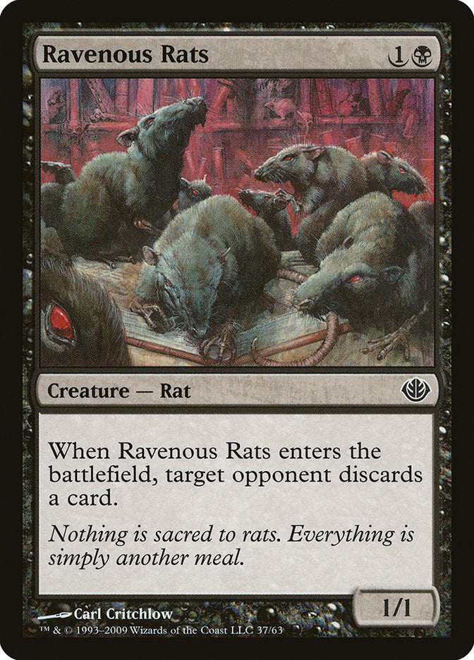 Ravenous Rats [Duel Decks: Garruk vs. Liliana] | Gate City Games LLC