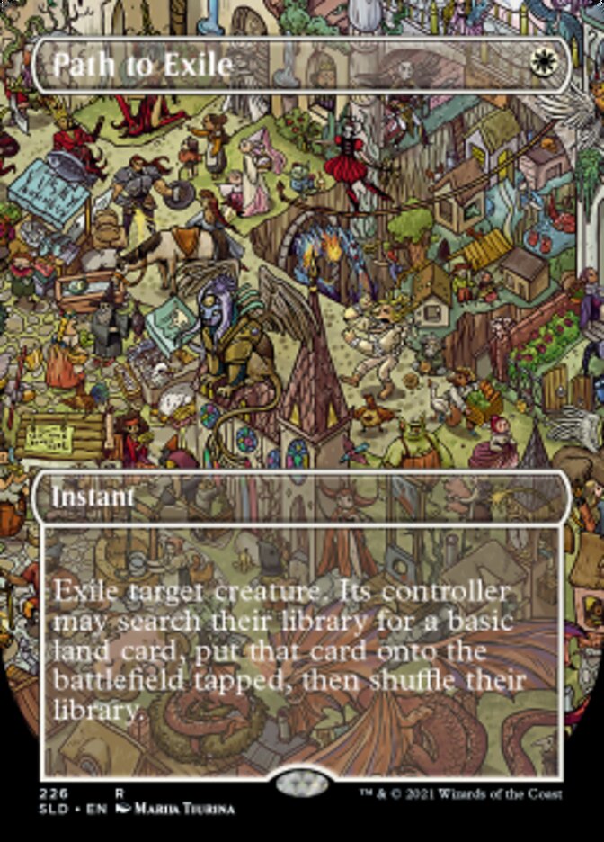 Path to Exile (Borderless) [Secret Lair Drop Series] | Gate City Games LLC