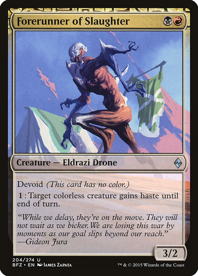 Forerunner of Slaughter [Battle for Zendikar] | Gate City Games LLC