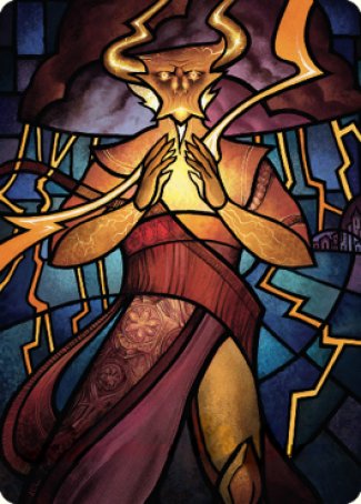 Najal, the Storm Runner Art Card [Dominaria United Art Series] | Gate City Games LLC