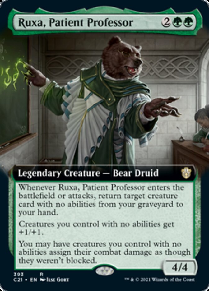 Ruxa, Patient Professor (Extended Art) [Commander 2021] | Gate City Games LLC