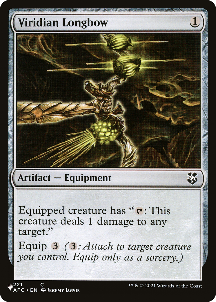 Viridian Longbow [The List] | Gate City Games LLC