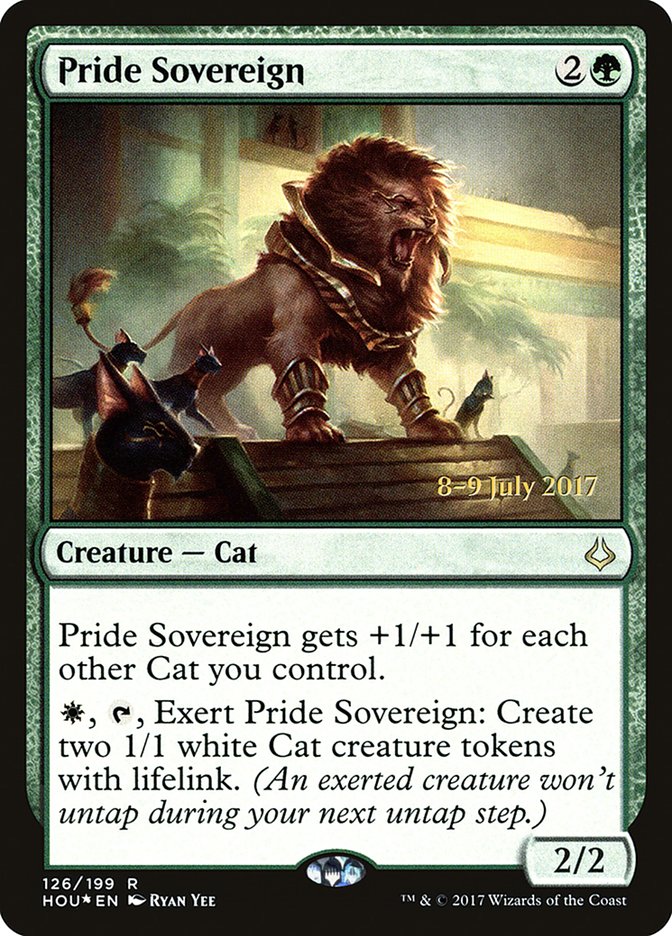 Pride Sovereign [Hour of Devastation Prerelease Promos] | Gate City Games LLC