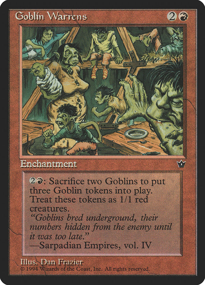Goblin Warrens [Fallen Empires] | Gate City Games LLC