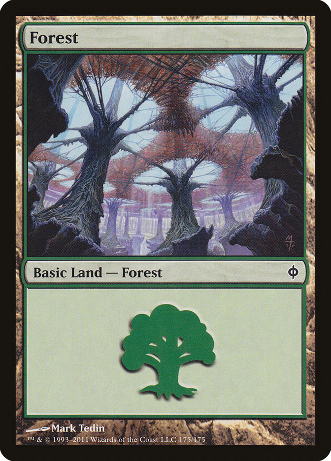 Forest (175) [New Phyrexia] | Gate City Games LLC