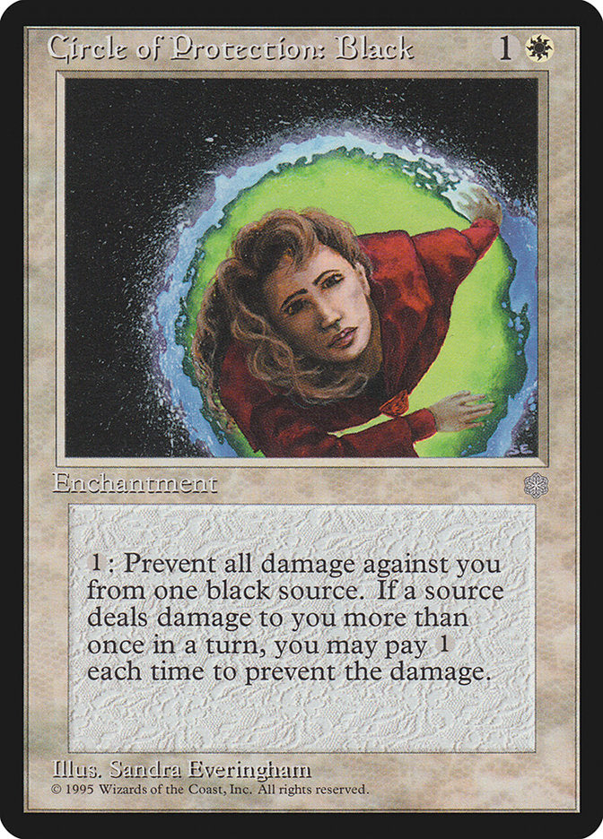 Circle of Protection: Black [Ice Age] | Gate City Games LLC