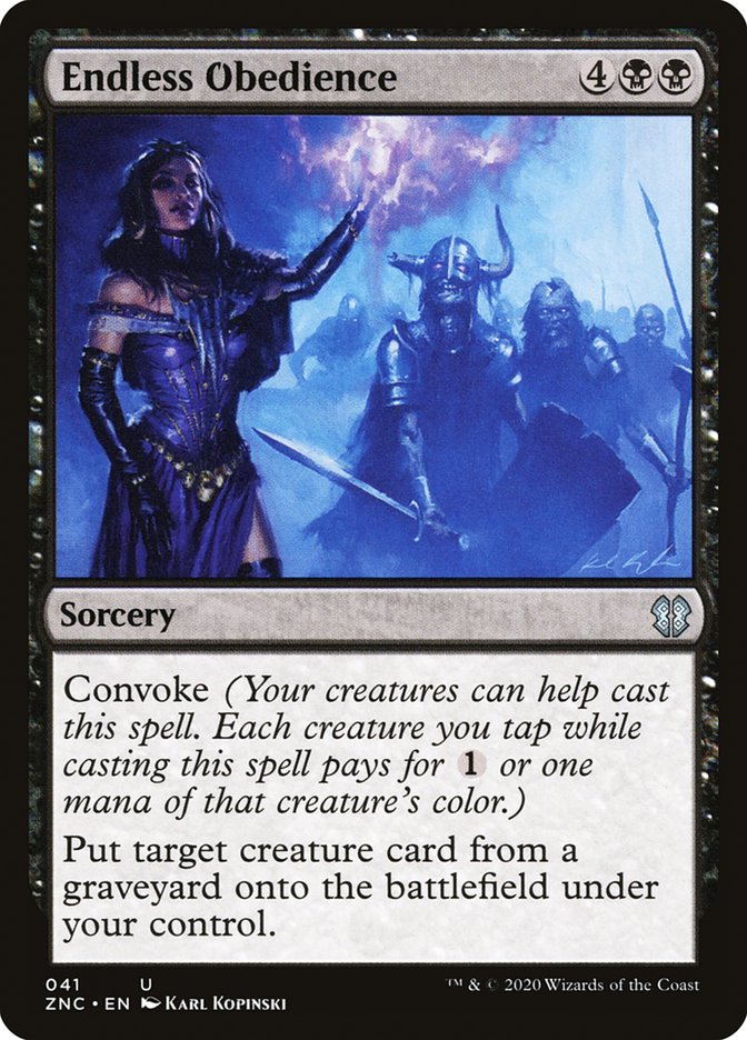 Endless Obedience [Zendikar Rising Commander] | Gate City Games LLC