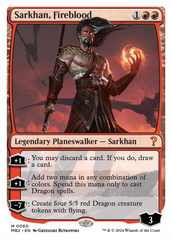 Sarkhan, Fireblood (White Border) [Mystery Booster 2] | Gate City Games LLC