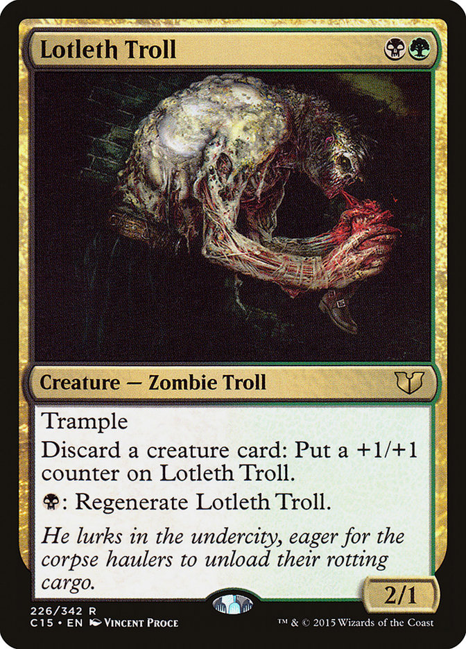 Lotleth Troll [Commander 2015] | Gate City Games LLC