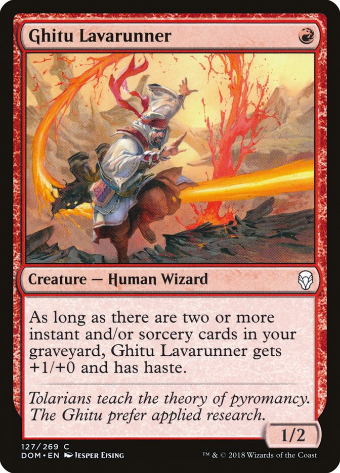 Ghitu Lavarunner [Dominaria] | Gate City Games LLC