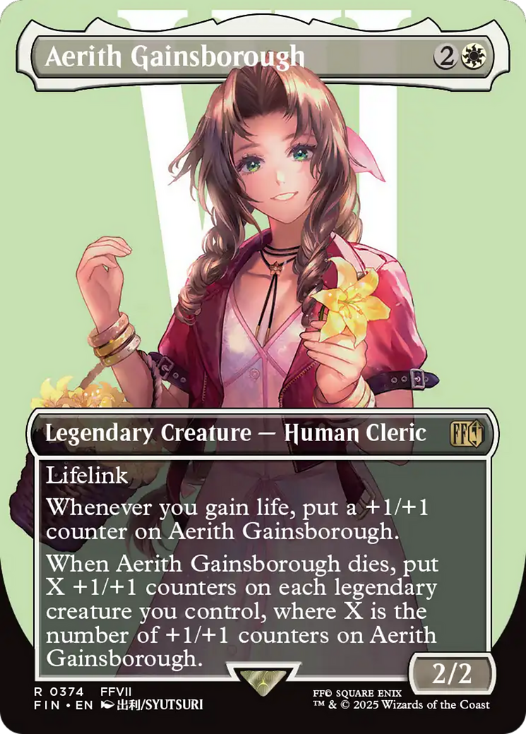 Aerith Gainsborough (Borderless) [FINAL FANTASY] | Gate City Games LLC