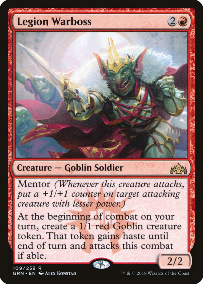 Legion Warboss (Promo Pack) [Guilds of Ravnica Promos] | Gate City Games LLC