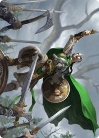 Maja, Bretagard Protector Art Card [Kaldheim Art Series] | Gate City Games LLC