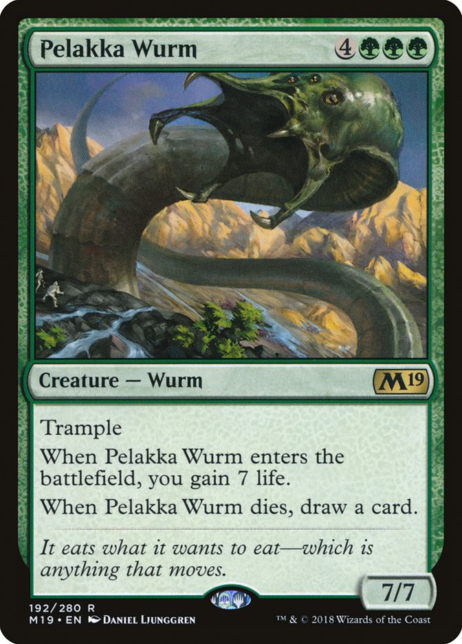 Pelakka Wurm [Core Set 2019] | Gate City Games LLC