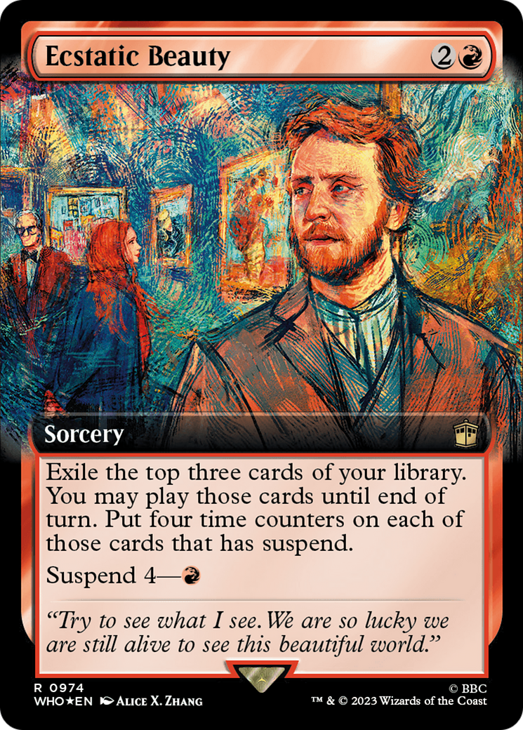 Ecstatic Beauty (Extended Art) (Surge Foil) [Doctor Who] | Gate City Games LLC