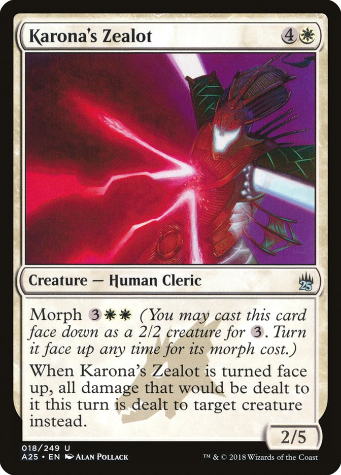 Karona's Zealot [Masters 25] | Gate City Games LLC