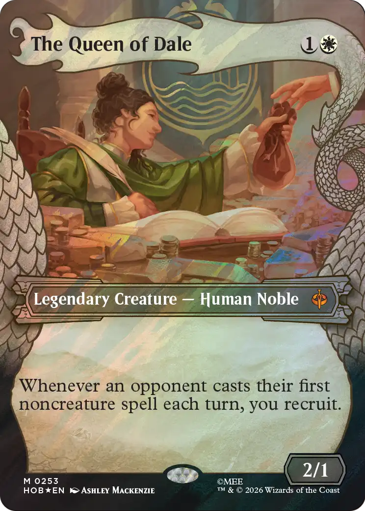 The Queen of Dale (Showcase) (Surge Foil) [The Hobbit] | Gate City Games LLC