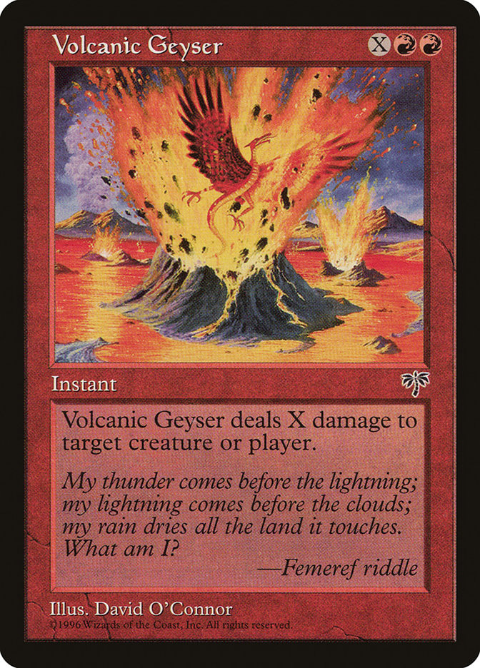 Volcanic Geyser [Mirage] | Gate City Games LLC